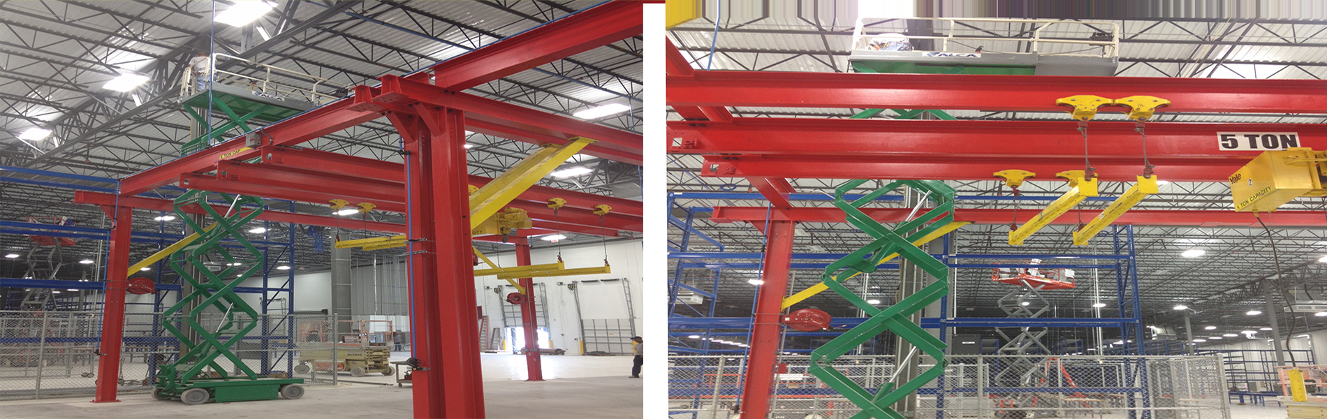 TURBINE ENGINE GANTRY LIFT INSTALLED FOR AEROTURBINE, MIAMI, FL. — CONVEYORS · AUTOMATION · PROCESSING · GANTRY LIFTS
